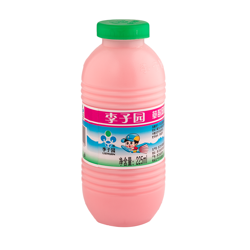 草莓風(fēng)味乳飲料，單瓶?jī)艉?25ml